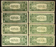 Usa U.s.a. Stati Uniti 1935 A C D E + 1957 + A B F $1 DOLLAR BILL UNITED STATES LEGAL TENDER NOTE Blue Seal  LOTTO.620 - Silver Certificates (1878-1923)