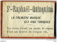 CARTE CYCLISTE PUBLICITE SAINT RAPHAEL QUINQUINA  REGION PARISIENNE COMPLET  PARFAIT ETAT VOIR LES SCANS - Carte Stradali