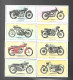 X519 - SERIE COMPLETE 24 CARTES - CLASSIC BRITISH MOTOR CYCLES - Motos