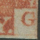 GB QV 1 D Redbrown Unplated (BG) 2+ Margins Superb Used With London Numeral „11“ (Parmenter 11A Used 5/44-1/47), VARIETY - Oblitérés