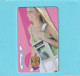 F 1323 D  -  CARTE BAGAGE . FEMME 1  . 120 U . 04/04  . OB 2  .  COTE = 5 € - 2004