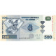 Billet, Congo Democratic Republic, 500 Francs, 2002, 2002-01-04, NEUF - Democratic Republic Of The Congo & Zaire