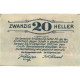 Billet, Autriche, Grossraming, 20 Heller, Pont 1920-12-31, SPL, Mehl:FS 296I - Oesterreich