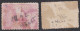 00448/ Japan 1894 Sg126/7 Emperors Silver Wedding Used Pair - Gebruikt