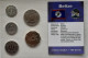 Belize 1,5,25,50 Cents; 1 Dollar 2007-2010, Set 5, Unc Sealed - Belize