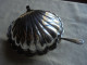 Ancien - Petit Beurrier Coquillage En Métal Argenté Silver Plate England - Zilverwerk