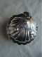 Delcampe - Ancien - Petit Beurrier Coquillage En Métal Argenté Silver Plate England - Plata