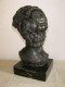 Delcampe - BUSTO DE DAVID De MIGUEL ANGEL EN PIEDRA NEGRA - Jugendstil / Art Déco