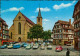 Mosbach (Baden) Marktplatz Auto-Parkplatz Div. Autos Ua. VW Käfer 1979 - Mosbach