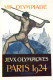 Jeux Olympiques PARIS 1924 - VIIIème Olympiade - Illustrateur - Lanceur De Javelot - Olympics Games Sport - Giochi Olimpici