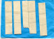 FRANCE TYPE PETAIN-12 Timbres Neufs Sans Gomme Solidarité Nationale N°576-78-79+580 X3=12 Tp  Oblitérés Cote 240 Eu - 1941-42 Pétain
