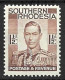 SOUTHERN RHODESIA...KING GEORGE VI..(1936-52.)......1 & HALFd.......SG42.......MH. - Southern Rhodesia (...-1964)