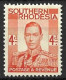 SOUTHERN RHODESIA...KING GEORGE VI..(1936-52.)......4d.......SG43.......MH. - Southern Rhodesia (...-1964)
