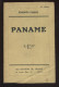 PARIS - PANAME PAR FRANCIS CARGO - EDITION DE FRANCE 1934 - Paris