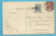 192 Op Kaart Stempel MONT-SUR-MARCHIENNE ,getaxeerd (taxe) 193 Voorzien Van 'T' Met Stempel - Storia Postale