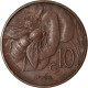 Monnaie, Italie, Vittorio Emanuele III, 10 Centesimi, 1928, Rome, TTB, Bronze - 1900-1946 : Victor Emmanuel III & Umberto II