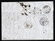 1859. París A Reus. Marcas De Entrada Por La Junquera. Interesante Ejemplar. - ...-1850 Prephilately