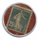 Timbre Monnaie Savon Dentifrice De  BOTOT 25 Centimes Bleu Plat 5 N0167 - Zonder Classificatie