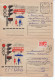 RUSSIA [USSR]: TRAFFC SAFETY, 4 Used Illustrated Covers - Registered Shipping! - Lettres & Documents