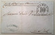 LIMA 1857 Entire Letter„PAID TO PANAMA“(British P.O Abroad)+STEAMSHIP10>New York (USA Cover GB Used Abroad Peru - Peru