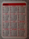 Petit Calendrier Poche 1985 Mister Minit Commerce - Format Carte à Jouer - Petit Format : 1981-90