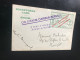 1935 RocketGram Card Green On Sikkim Darbar Service Card C/o Stephen H. Smith See Photos - Posta Aerea