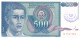 Bosnia And Herzegovina,UNC, RARE, Replacement ZA7517469, Pick-1b, 500 Dinara 1992, Small Stamp With The Number 1 - Bosnia And Herzegovina