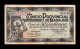 España Spain Billete Local Badajoz 50 Céntimos 1937 Mbc Vf - Andere & Zonder Classificatie