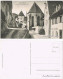 Ansichtskarte Pappenheim Oberes Tor Mit Klosterkirche Und Bäckerei 1918  - Pappenheim