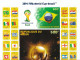 Guinea-Bissau 2014**, Fußball-WM Brasilien, Großbogen 2x A4, Kaktus / Guinea-Bissau 2014, MNH, Soccer World Championship - Cactusses