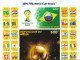 Guinea-Bissau 2014**, Fußball-WM Brasilien, Großbogen 2x A4, Kaktus / Guinea-Bissau 2014, MNH, Soccer World Championship - Cactus