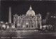 Cartolina Roma Di Notte - Basilica Di S.pietro - San Pietro