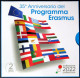 IT20022.9 - COFFRET BE ITALIE - 2 Euros Comm. 35 Ans Du Programme Erasmus - 2022 - Italie