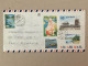 Japan Nippon Philatelic 1968 Cover Japanese Pagoda Hota Temple Geisha Geiko Suspension Bridge Pont Brucke Rafting - Briefe U. Dokumente