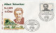 Germany Deutschland 1975 FDC Albert Schweitzer, Prize Nobel, Organist Music Musik Writer Philosopher Physician, Bonn - 1971-1980