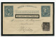 !!! PSEUDO ENTIER POSTAL COMMEMO LYON 1894 ET LIVADIA 1894, A L'EFFIGIE DU TSAR - Private Stationery