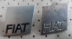 FIAT Car Logo Italy Black & Silver Vintage Pins Badge 16x16mm - Fiat