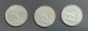 ITALIA  - 3 Monete 10 LIRE  Spiga  - Del 1975 , 1976 E 1977 - 10 Liras