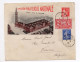 !!! ENTIER POSTAL 50C PAIX TSC EXPOSITION DE LILLE + COMPLTS AFFRANCH POUR LA BELGIQUE - Enveloppes Types Et TSC (avant 1995)