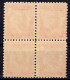 QUARTINA 1748-1779 UNITED STATES POSTAGE DEL 2CENTS. CON OTTIMA CENTRATURA NUOVO CON GOMMA INTEGRA - Unused Stamps