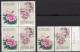 Freundschaft Zu Japan 1988 China 2188/9,ZD+VB ** 6€ Pfingstrose Kirschblüten Blumen Flower Ss History Se-tenant Bf CINA - Hojas Bloque