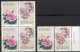 Freundschaft Zu Japan 1988 China 2188/9,ZD+VB ** 6€ Pfingstrose Kirschblüten Blumen Flower Ss History Se-tenant Bf CINA - Blocks & Sheetlets