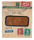 Portugal Registered Multifranked Airmail Cover 1940 Lisboa To USA Backstamps - Lettres & Documents