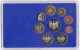 Allemagne Coffret Officiel BE PP Proof 1 Pfennig à 5 Mark 1977 Atelier D Munich , Neuve - Ongebruikte Sets & Proefsets