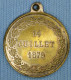 Charleroi • Médaille Datée Au 14 Juillet 1879 • Belgique / Belgie [24-141] - Otros & Sin Clasificación