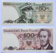 POLAND - 50,100 ZLOTYCH - P 142, P 143  (1988)  - 2 PCS - UNC - BANKNOTES - PAPER MONEY - CARTAMONETA - - Poland