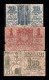 España Spain Set 3 Billetes Locales Barcelona 50 Céntimos 1 1,50 Pesetas 1937 Bc/Mbc F/Vf - Andere & Zonder Classificatie