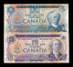 Canadá Set 2 Billetes 5 10 Dollars 1971 1979 Pick 87b 88c Bc/Mbc F/Vf - Canada
