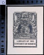 EX LIBRIS JOSEPH WINFRED SPENCELEY Per LIBRARY OF THE UNIVERSITY OF MISSOURI US USA L17-F01 XIX° SECOLO ARMORIAL - Ex-libris