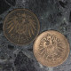 Allemagne / Germany RARE : LOT (2) : 1 Pfennig 1874-E (RARE) & 1892-D - Kiloware - Münzen